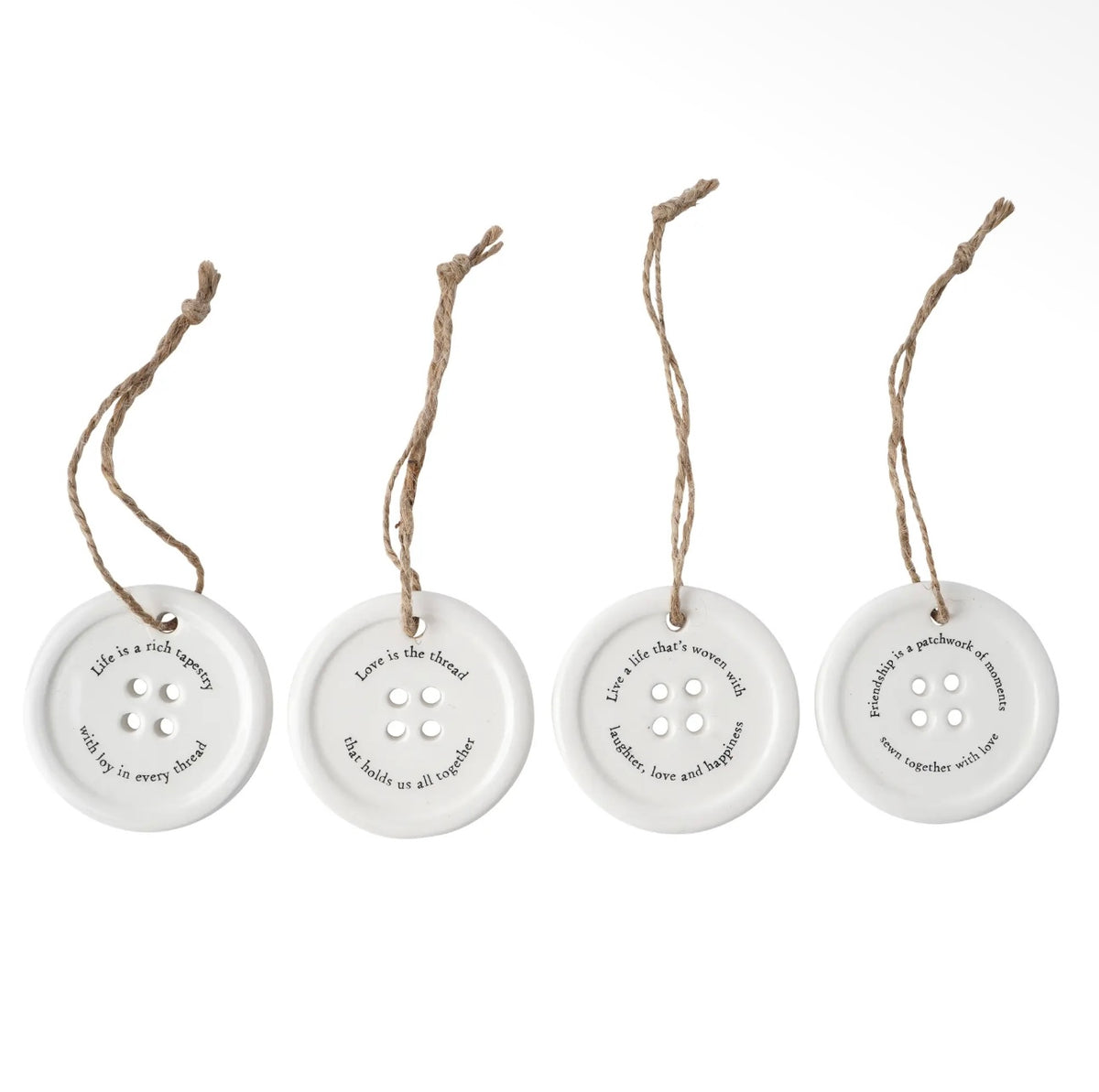 SEND WITH LOVE CERAMIC KEEPSAKE BUTTONS