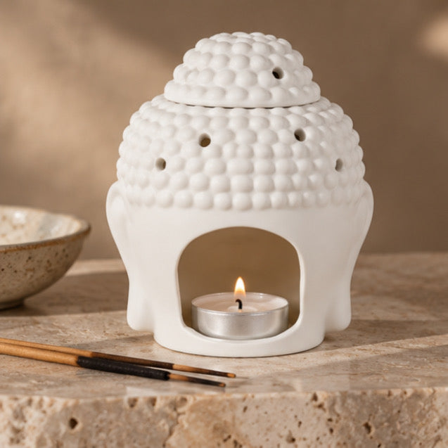 BUDDHA HEAD OIL & WAX MELT BURNER ♡