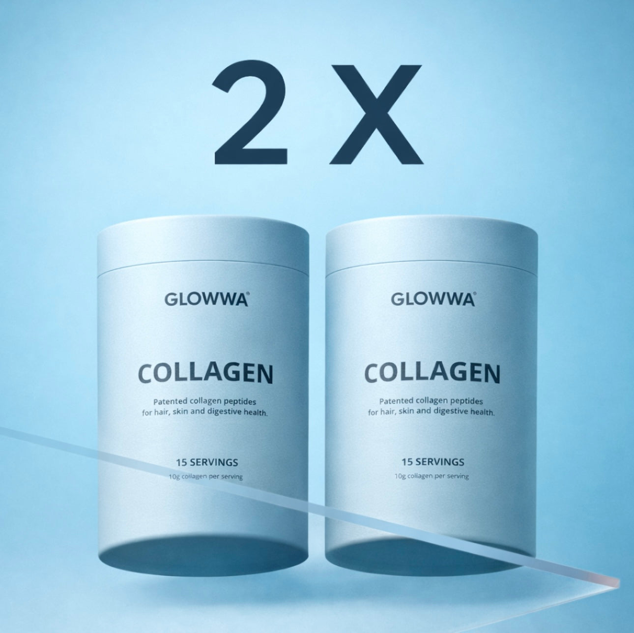 GLOWWA COLLAGEN X 2 TUBS
