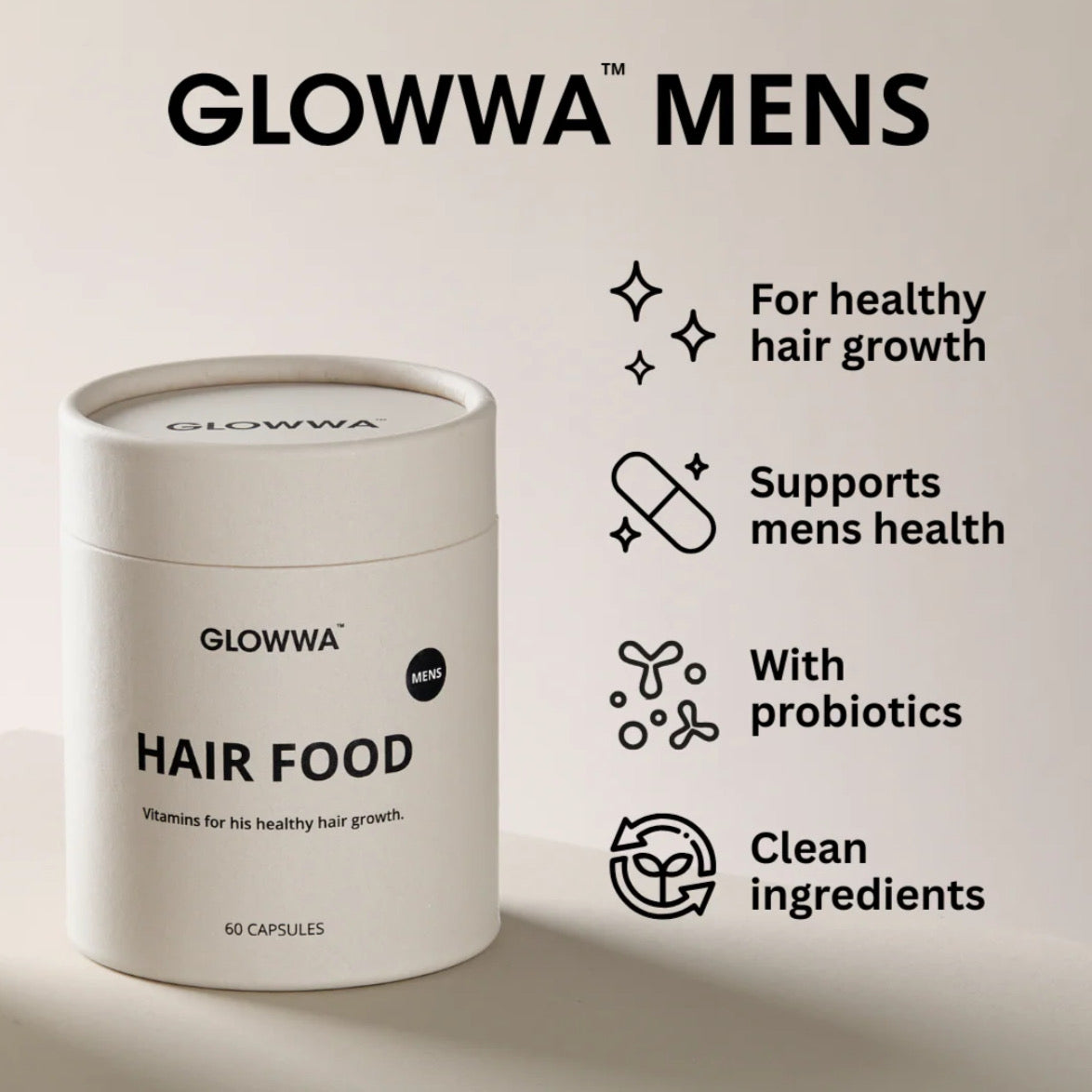 GLOWWA MEN 3 MONTHS SUPPLY