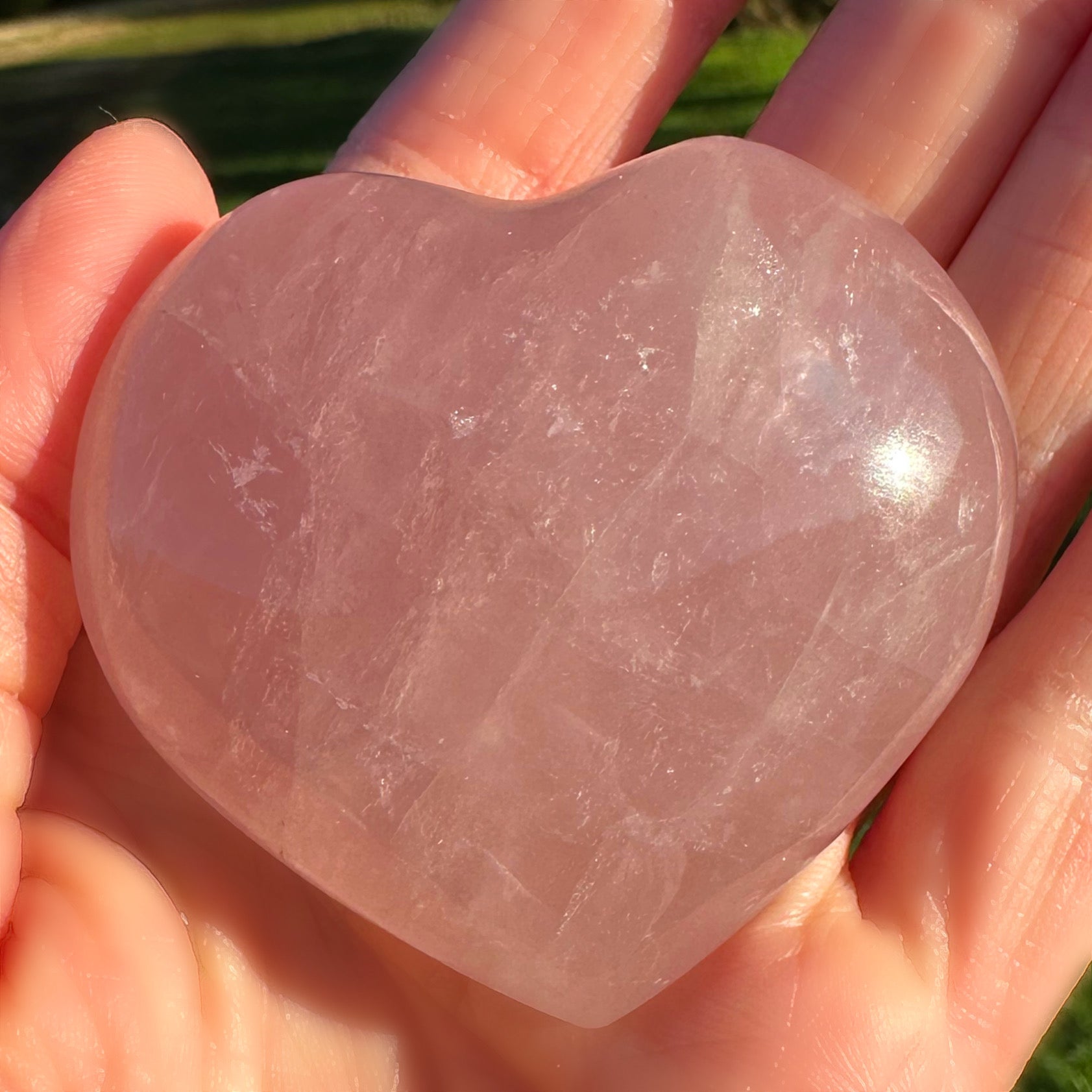 Starlight Rose Quartz Hearts