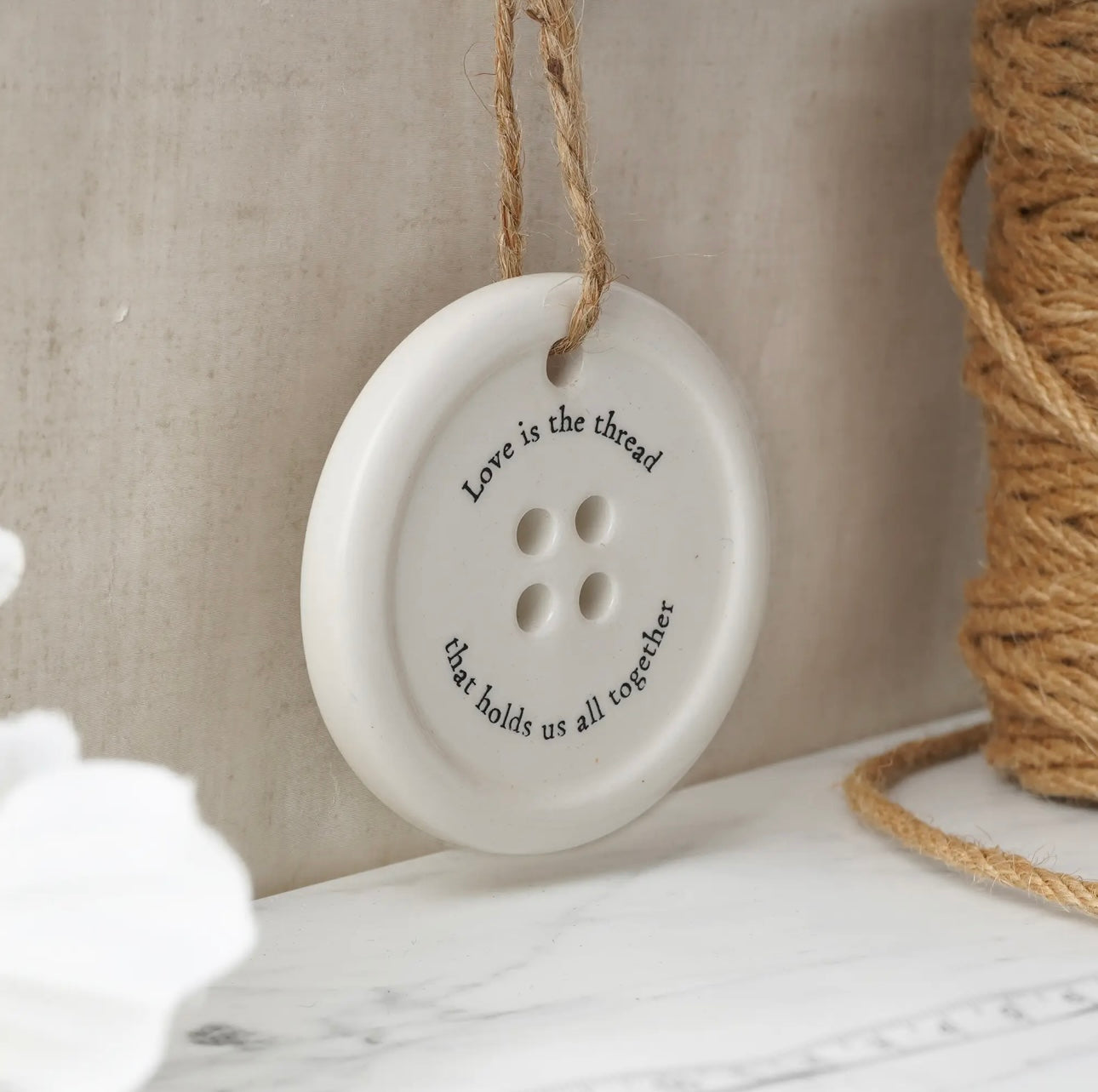 SEND WITH LOVE CERAMIC KEEPSAKE BUTTONS