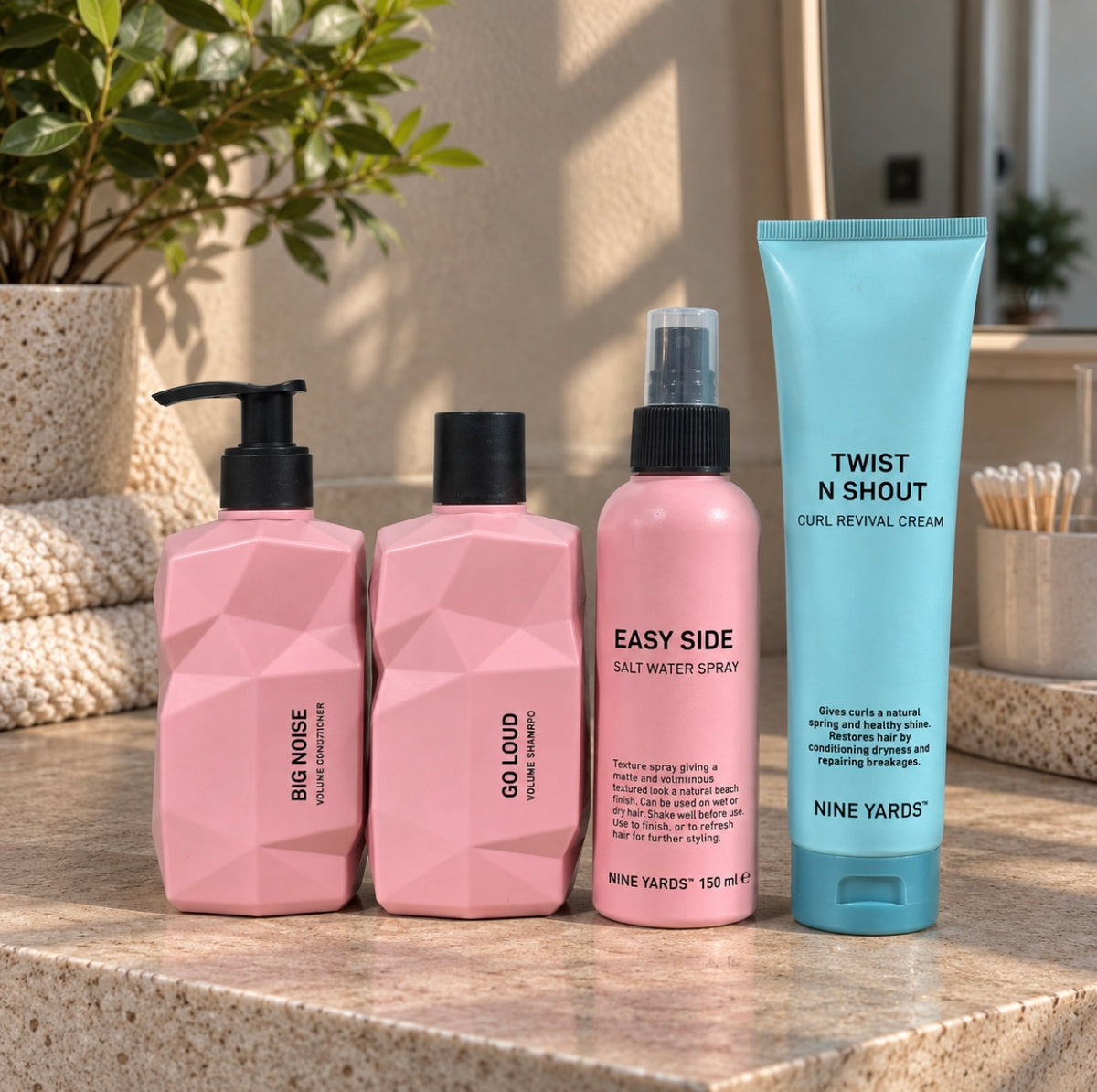 Nine Yards Bigger Hair Set – Volume, Body & Curl Worth £87.90 — SAVE £21
