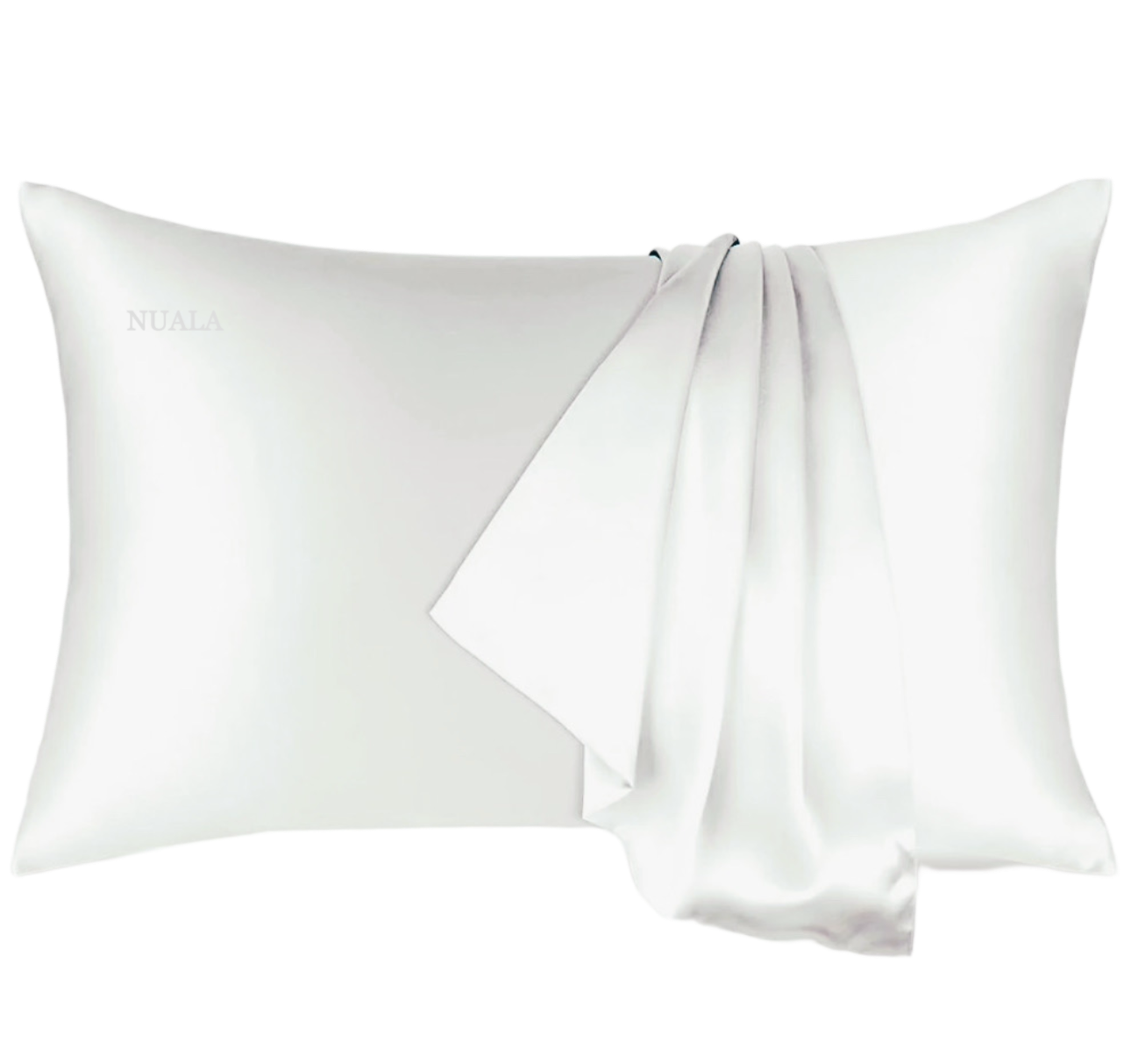 Silk Pillow Case White Orchid