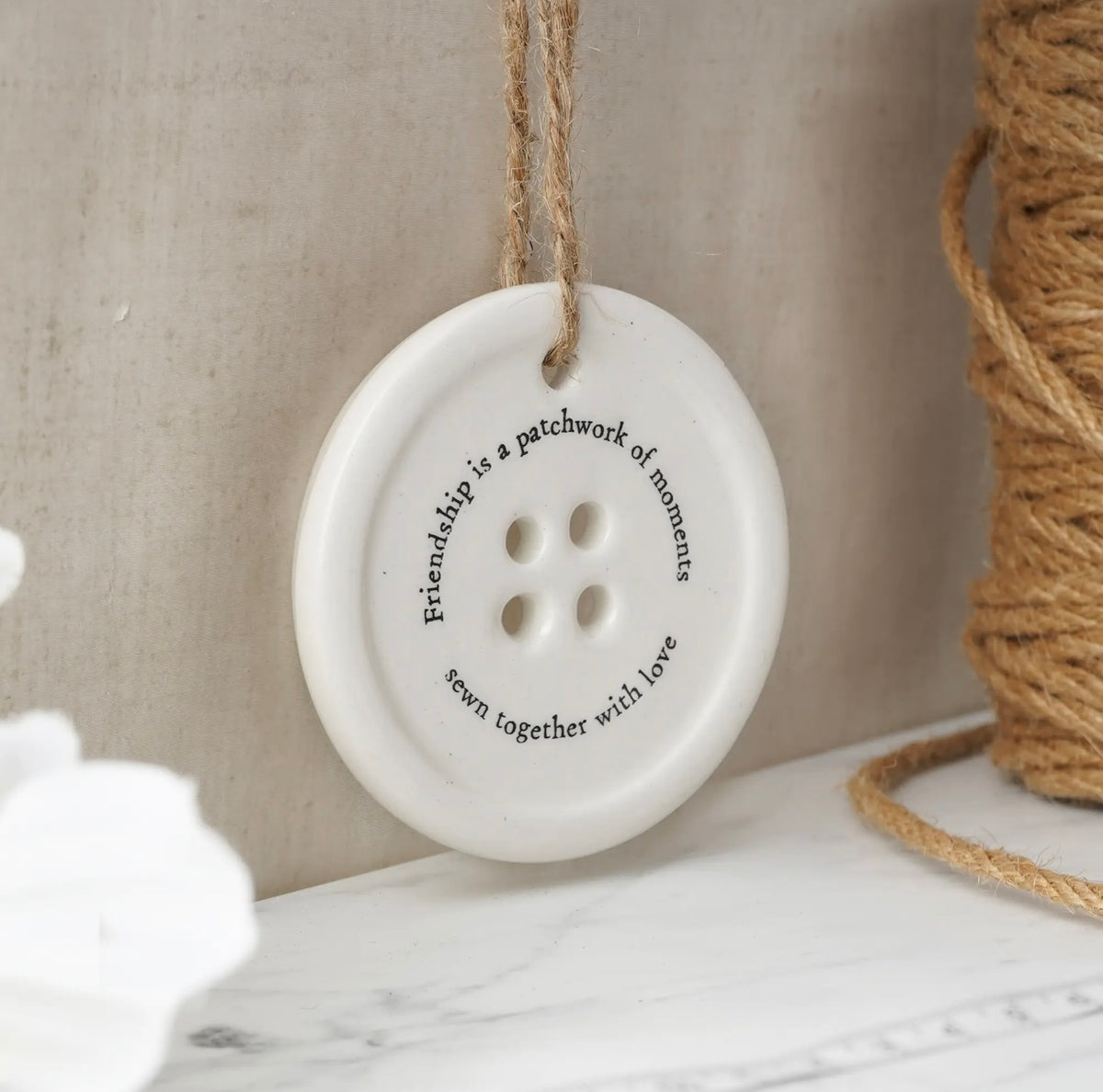 SEND WITH LOVE CERAMIC KEEPSAKE BUTTONS
