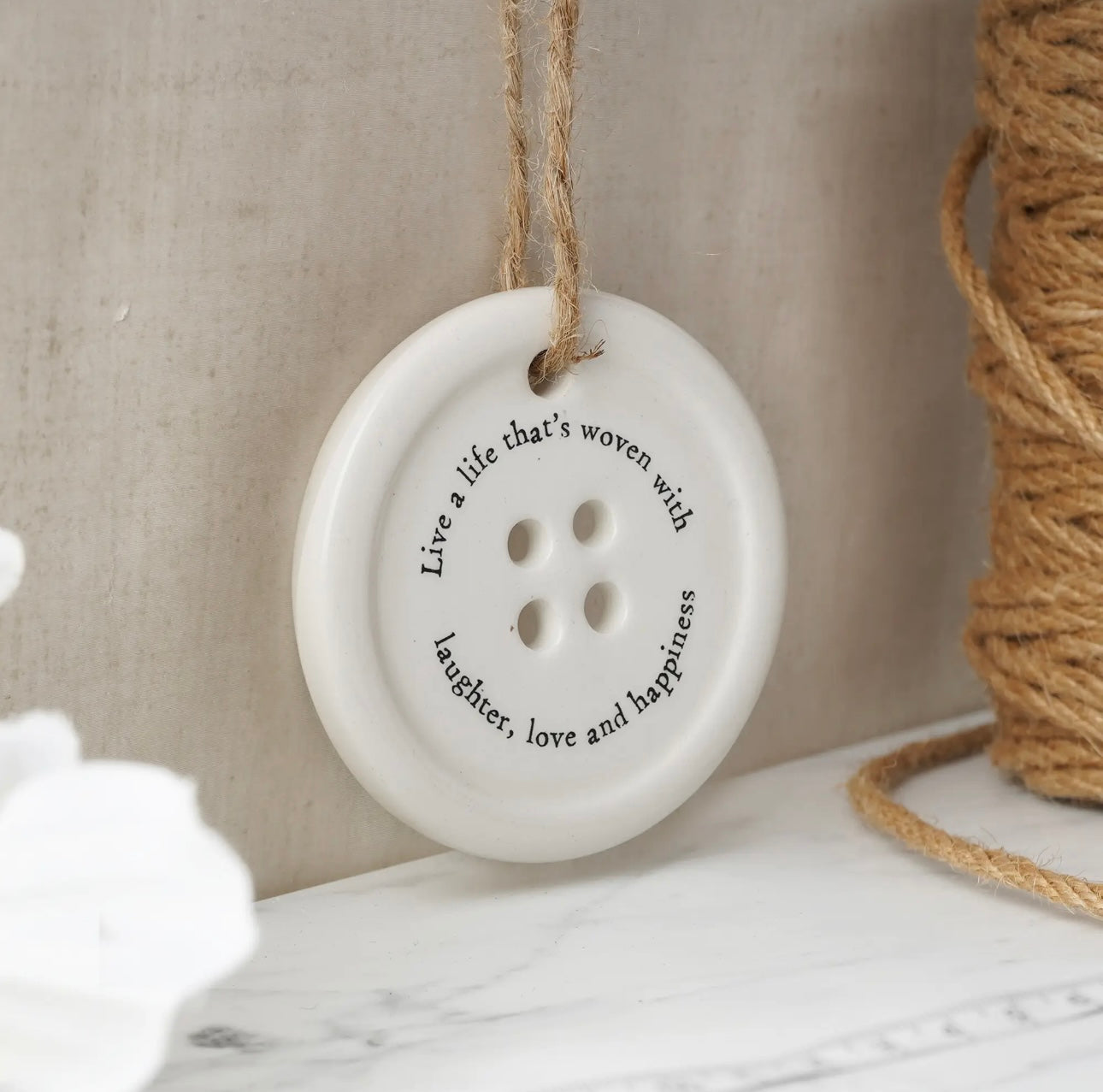 SEND WITH LOVE CERAMIC KEEPSAKE BUTTONS