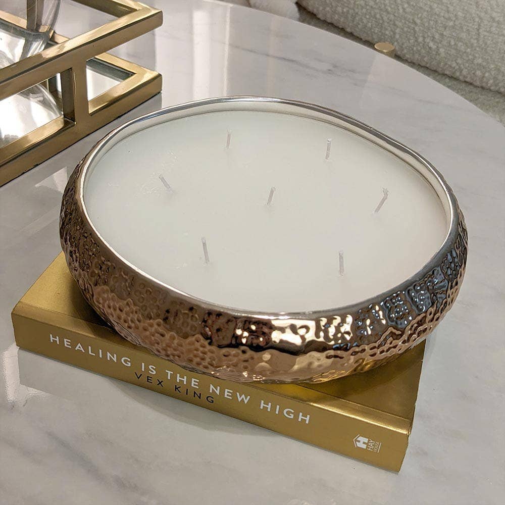 7 Wick Bronze Scented Candle