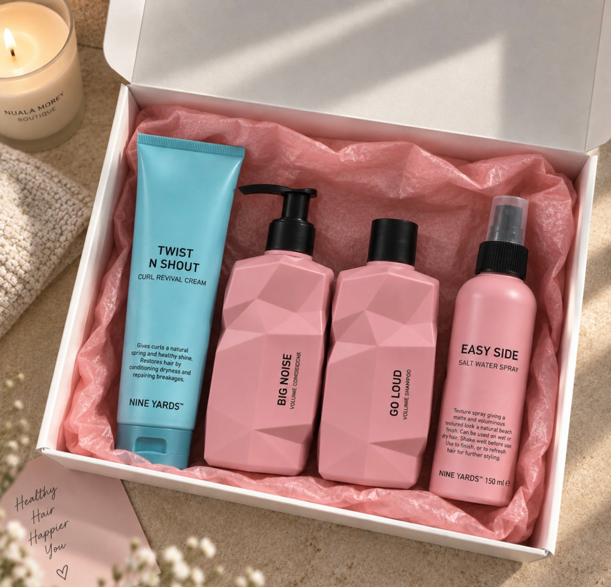 Nine Yards Bigger Hair Set – Volume, Body & Curl Worth £87.90 — SAVE £21