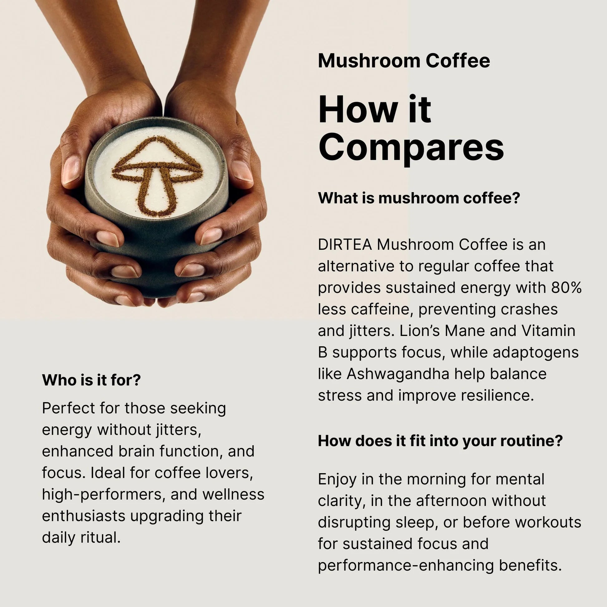 DIRTEA Mushroom Coffee