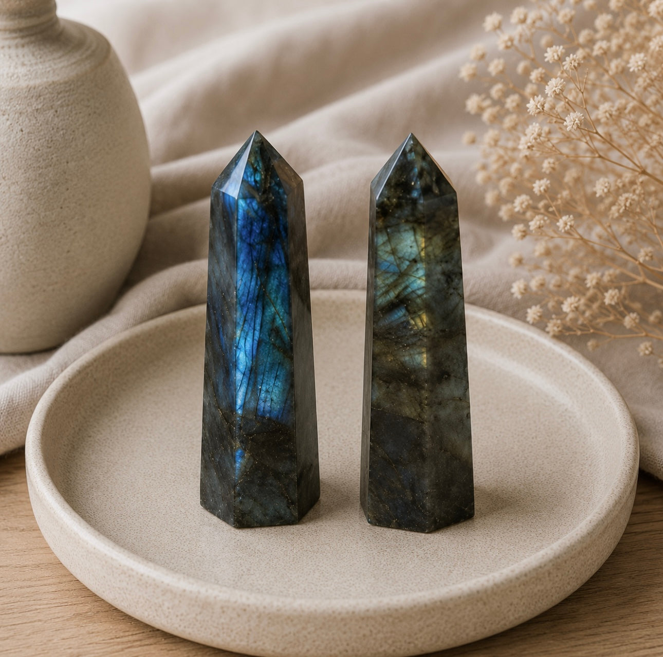 Labradorite Crystal Point ✨🌙