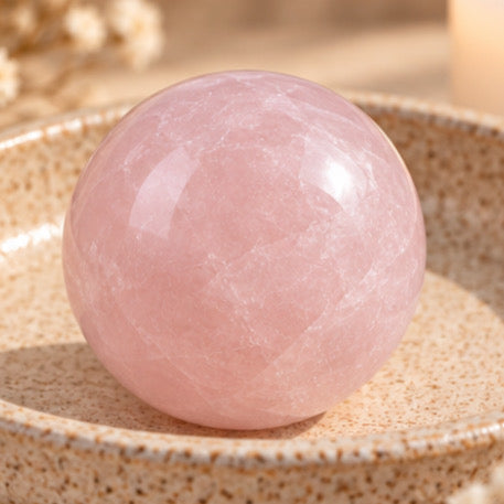 ROSE QUARTZ SPHERE