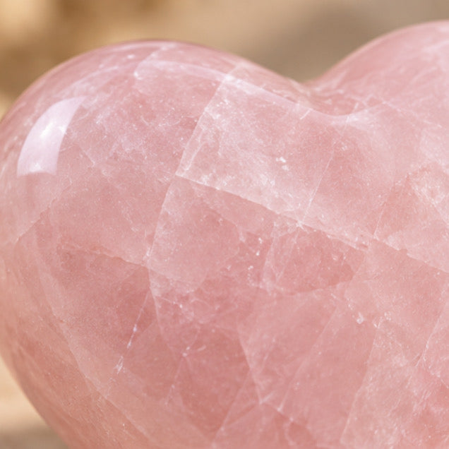 ROSE QUARTZ HEART