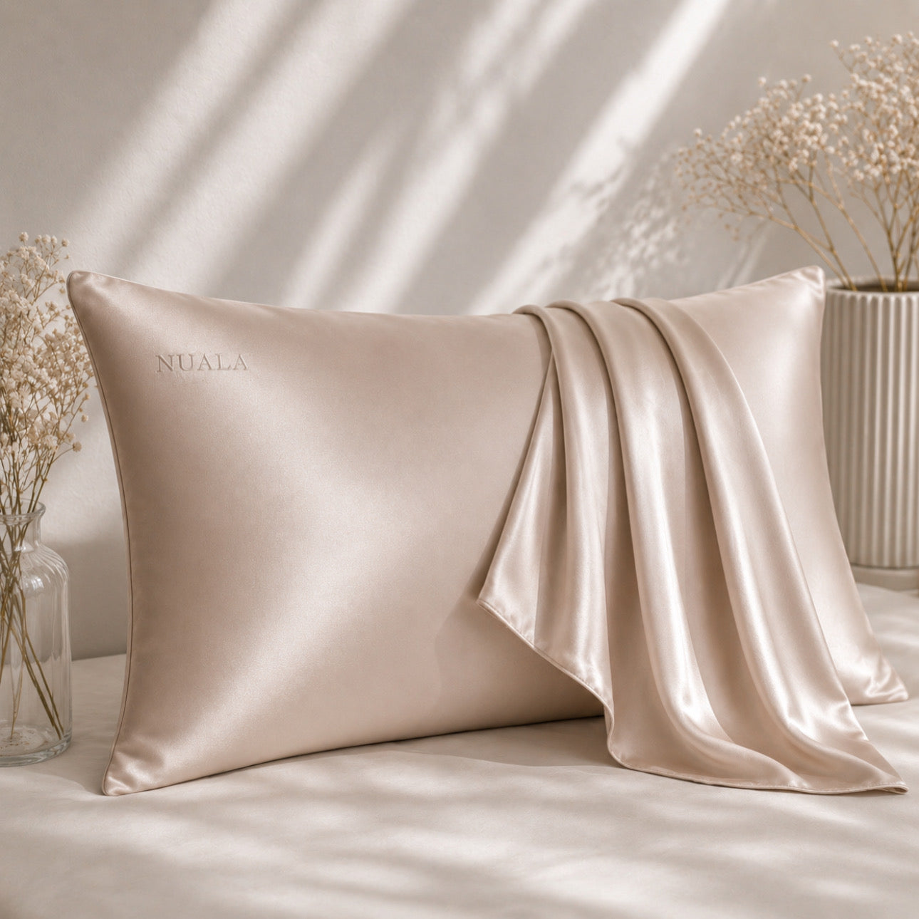 Silk Pillow Case Champagne Gold