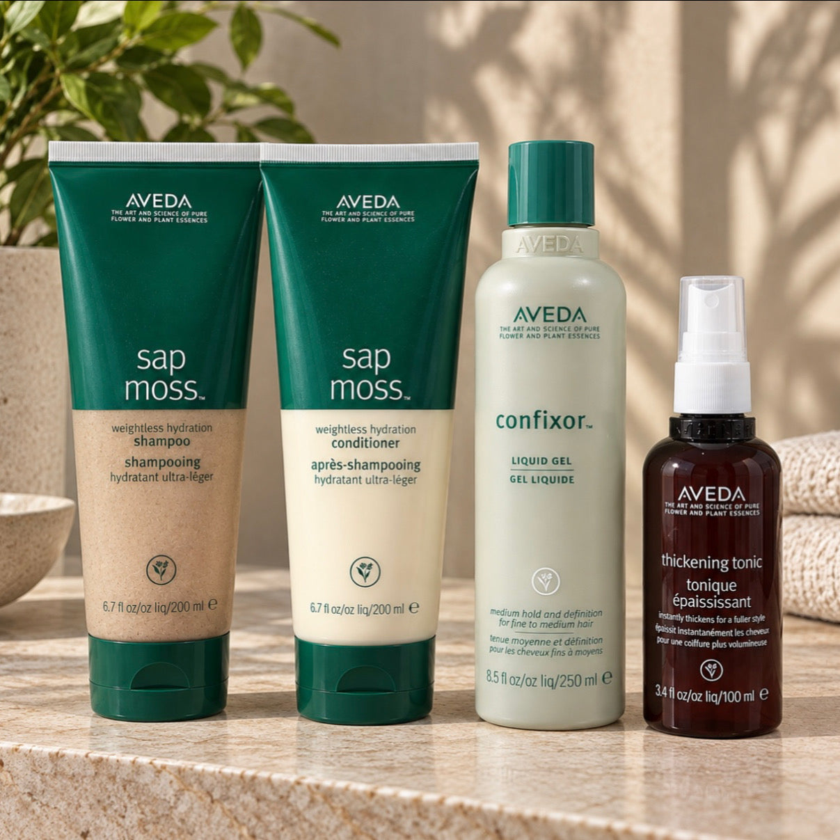 AVEDA HYDRATE, THICKEN & STYLE SET ♡ Worth £111 | Set Price £89| YOU SAVE £21
